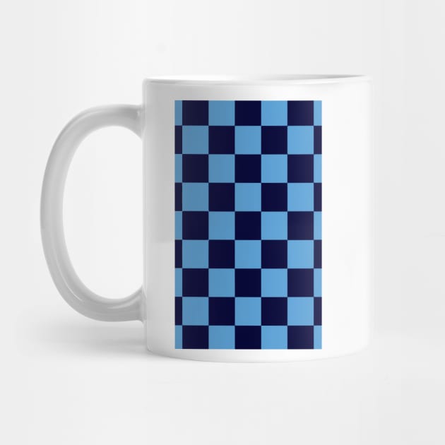 Copy of Co. Dublin GAA Blue and White Checkered Fan Flag by Culture-Factory